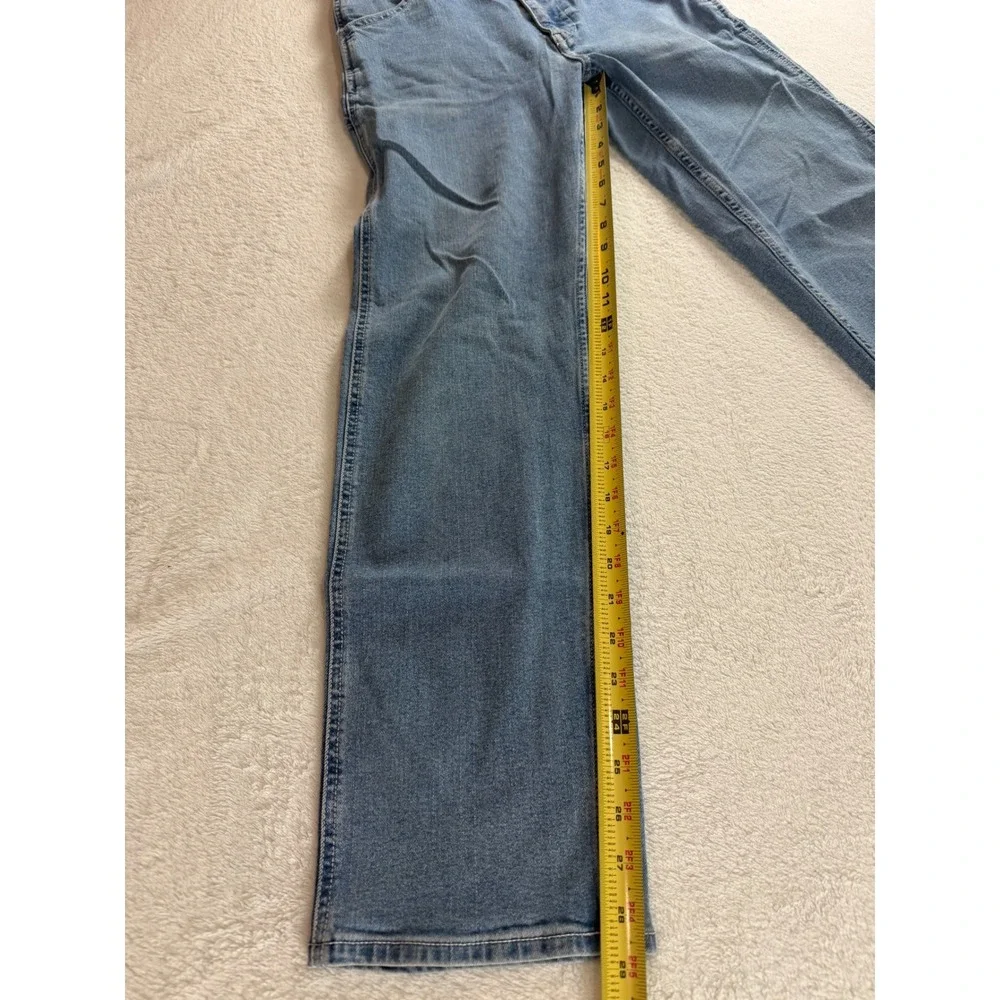 Uniqlo Utility Painter Pants Mens Small Blue Denim Carpenter Jeans Hammer Loop